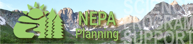 NEPA Planning Banner